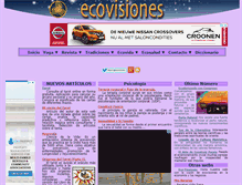 Tablet Screenshot of ecovisiones.cl